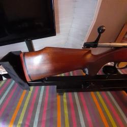 Tr&egrave;s balle carabine SAKO 300WM canon filet&eacute; avec frein de bouche et lunette de battue