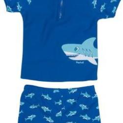 Maillot de bain 2 pi&egrave;ces anti uv enfant - Requin 86-92 cm