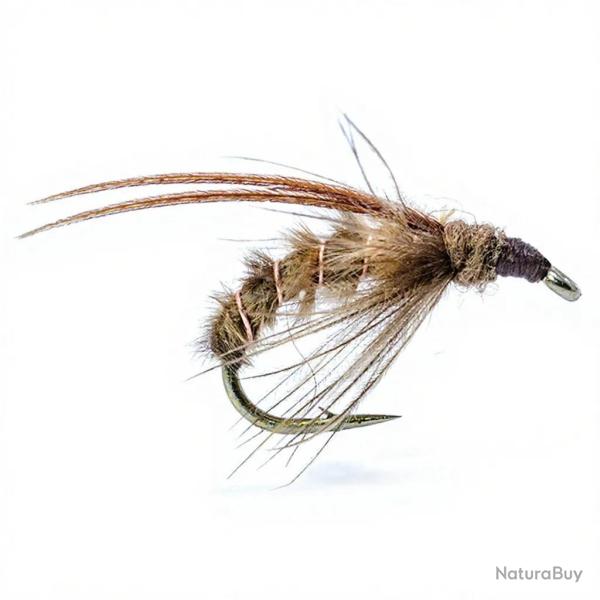 Mouche AB FLY Sedge nymphe NS EME T H12