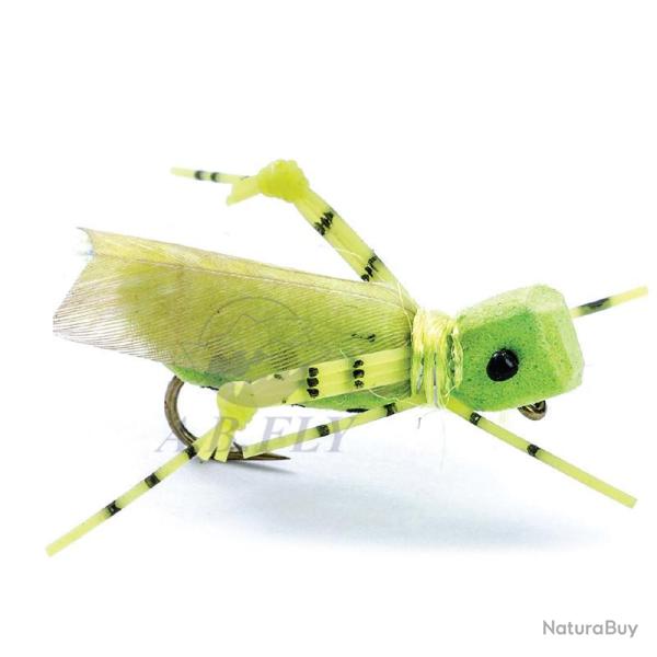 Mouches Rainy�s GRAND HOPPER CHARTREUSE H16