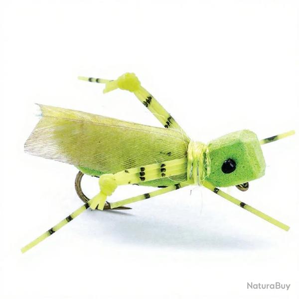 Mouches Rainy�s GRAND HOPPER CHARTREUSE H16