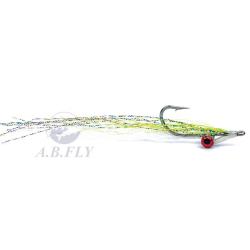 Mouches Rainy&acute;s CLOUSER DEEP MINOW CHARTREUSE/WHITE H2/0