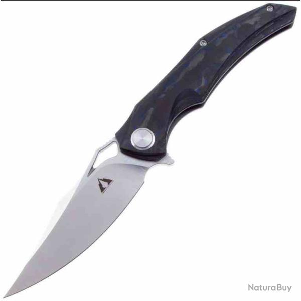 Couteau CMB Made Knives Prowler Lame Acier M390 Manche Titanium/FCarbone Frame Lock IKBS CMB02B