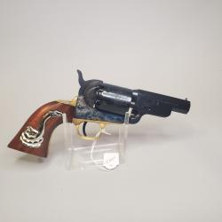 R&eacute;plique poudre noire Pietta 1851 Navy Yank Subnose acier Snake Cal.36