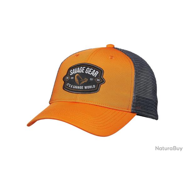 Casquette Savage Gear Badge Trucker Orange