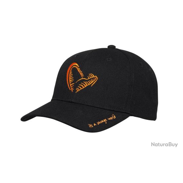 Casquette Savage Gear Jaw Baseball Noir