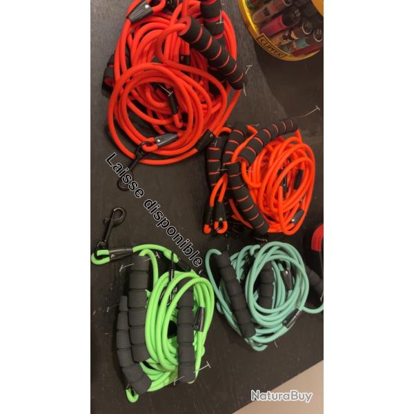 Laisse pour chien plusieurs couleurs