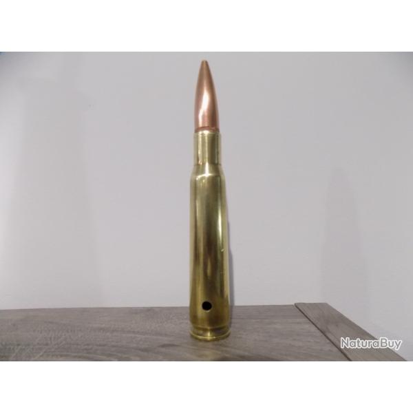 Cartouche calibre 12.7mm neutralis�e par per�age.