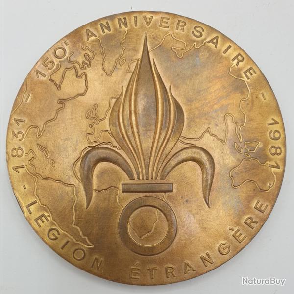 M�daille (Bronze) - 150�me Anniversaire LEGION ETRANGERE - Louis Philippe.