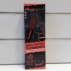 Semelles chauffante t&eacute;l&eacute;command&eacute;e Prohunt