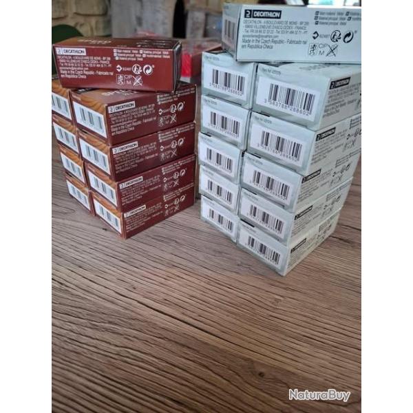 Gros LOT de munitions 22 lr SOLOGNAC  11 bo�tes Subsonic + 9 bo�tes Speed / 20 x 50 = 1000 Munitions