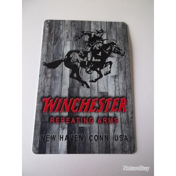 Plaque d�corative western winchester