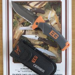 * Couteau pliant GERBER " BEAR GRYLLS " *