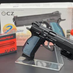 Pack pr&ecirc;t &agrave; tirer avec laser CZ Shadow2 Calibre 4,5mm billes acier (Laser + Billes + Capsule CO2)