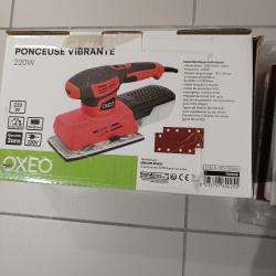 Ponceuse vibrante 220 Watts OXEO plateau 90x187