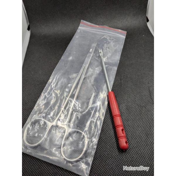 Lot 385/PINCE FORCEPS COURB� 18 cm PAFEX. / Plus d emballage d origine !!!!