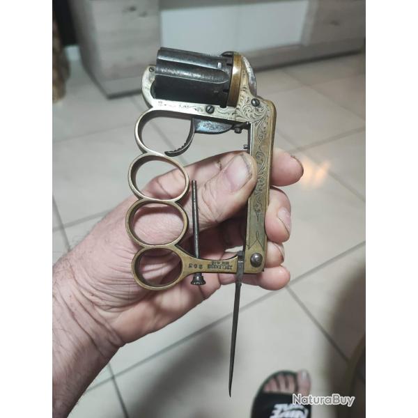 Exceptionnel revolver syst�me apache s�rie 263 poin�on JD couronn�