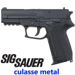 R&eacute;plique Sig Sauer SP2022 CO2 - Pistolet Airsoft Culasse M&eacute;tal, Calibre 6mm, Capacit&eacute; 15BBs