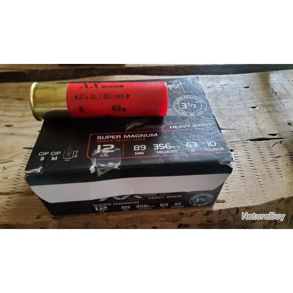 1 boite winchester 10 Cartouches calibre 12 en 89 mm plomb n*5