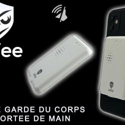 Safee - Bo&icirc;tier de Protection Urgence avec Alarme, G&eacute;olocalisation, Diffusion vid&eacute;o et sonore en dir