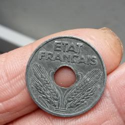 10 Centimes &Eacute;TAT FRAN&Ccedil;AIS, GRAND MODULE en zinc