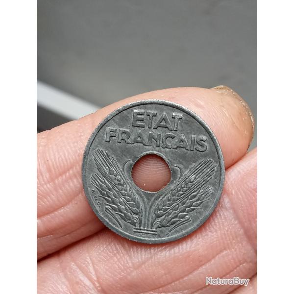 10 Centimes �TAT FRAN�AIS, GRAND MODULE en zinc