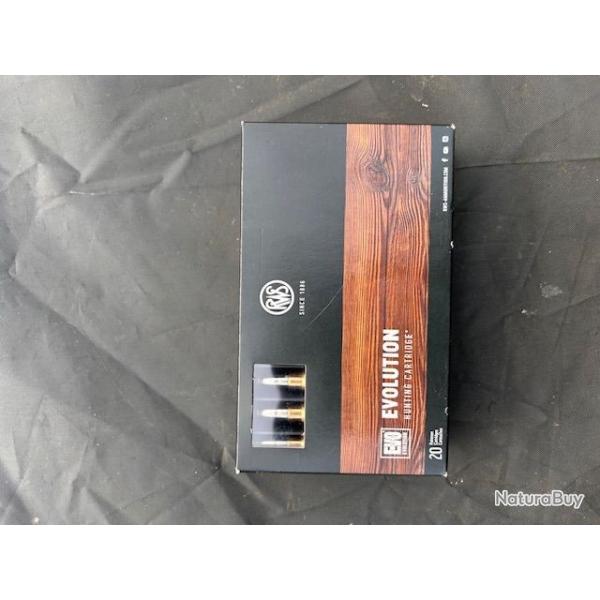 Balles RWS EVO Cal 300 Win Mag (20 balles neuves)+ 10 balles (en cartouchi�re de ceinture Browning)