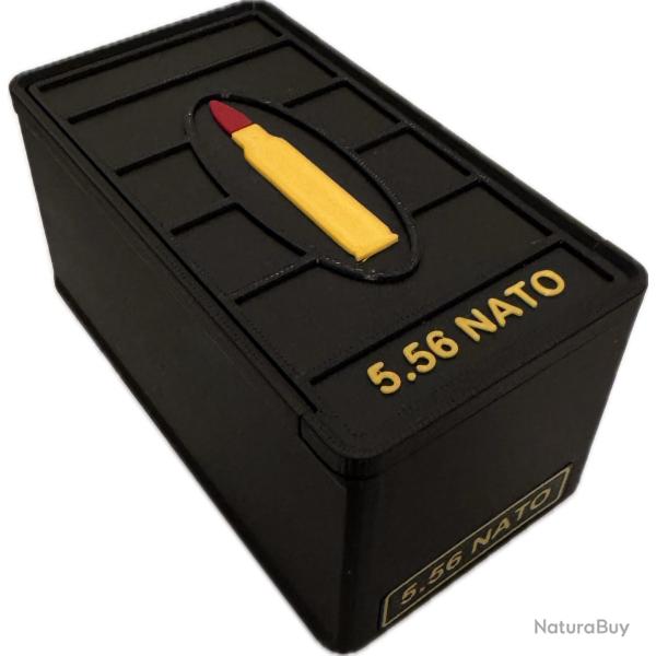 Bo�te de munitions vide et plateau de rechargement