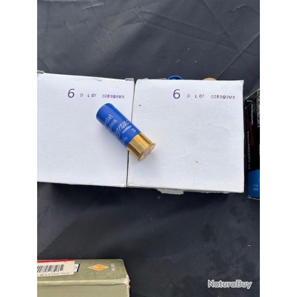 cartouches au plomb pour fusil calibre 12 + cartouchi�re de ceinture r�glable pour 20 cartouches