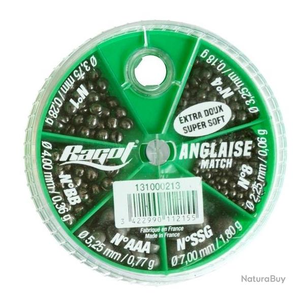 Boite de plombs WATER QUEEN anglaise 6 cases