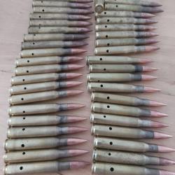 Lot de 40 cartouches neutralis&eacute;es 30-06 pour Garand