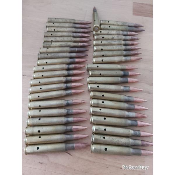 Lot de 40 cartouches neutralis�es 30-06 pour Garand