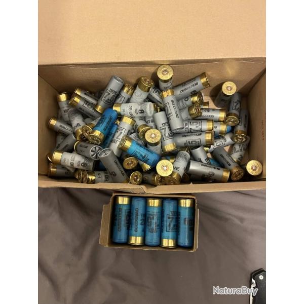 Lot de 115x cartouches grenaille plomb 7,5 d�cathlon 28gr