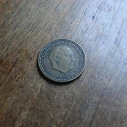 monnaie una peseta  fransico franco 1947