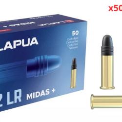 MUNITIONS LAPUA CALIBRE 22LR MIDAS+ 40gr - 2.6g x500 