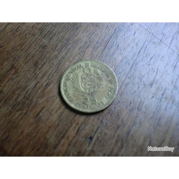 monnaie r�publique peru 25 centavos   1965