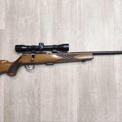 1� SANS RESERVE ! Carabine &agrave; verrou MAUSER mod. 107 - Cal. 22 WMR - Canon 55 cm (r&eacute;vis&eacute;/test&eacute;)