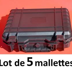 Mallette valise caisse de protection - Lot de 5
