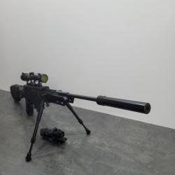 Pack Carabine &agrave; plomb Black Ops Type Sniper - Cal. 4.5 - 19.9 joules