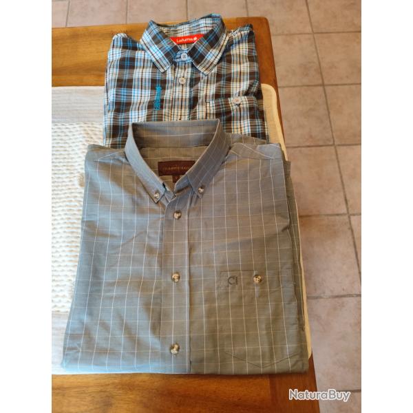Lot de deux chemises taille s