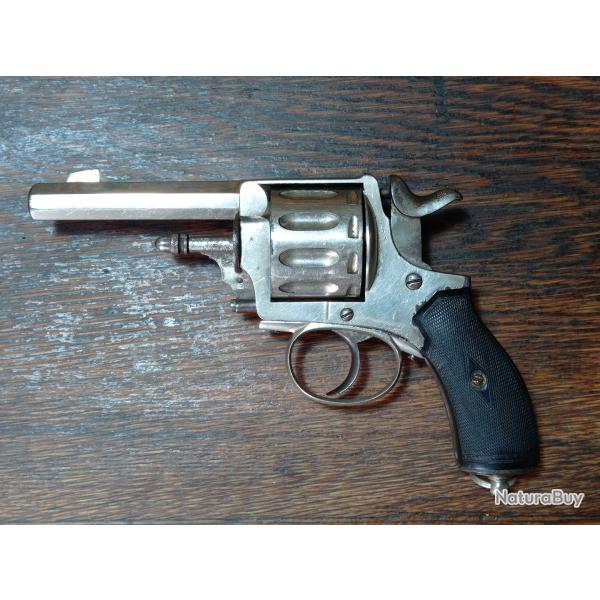 Rare revolver 10 coups - Demanteau & cie � Li�ge - cal. 8 x 27 mm - BE