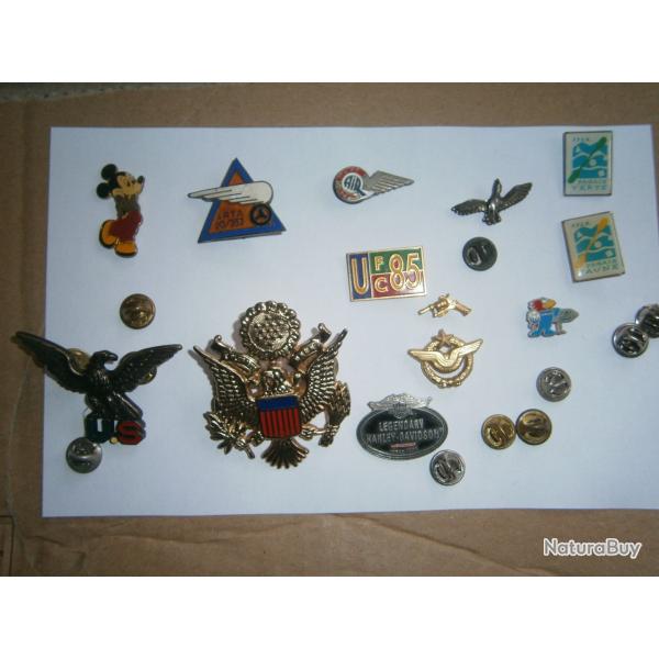 lot de pin's