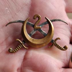 INSIGNE 2 REGIMENT DE SPAHIS ALGERIENS ( DPN - G 910 )