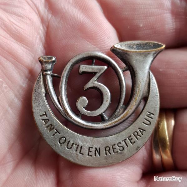 INSIGNE 3 REGIMENT CHASSEURS AFRIQUE ( DRAGO - OLIVIER METRA )