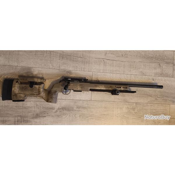 Carabine 22lr CZ 457 LRP chassis KRG Bravo