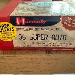 Jeu d'outil 38 super auto Hornady