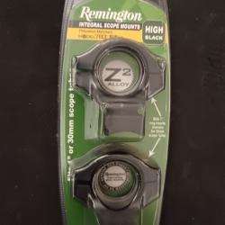 MONTAGE REMINGTON 783 "INTEGRAL SCOPE MOUNTS" HIGH BLACK 25.4/30MM