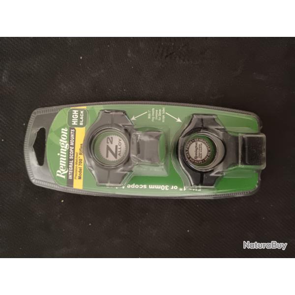 MONTAGE REMINGTON 700 "INTEGRAL SCOPE MOUNTS" HIGH BLACK 25.4/30MM