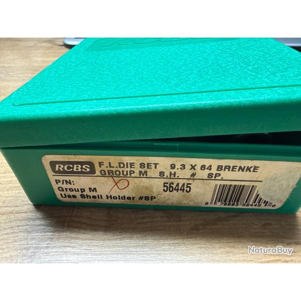 Jeu d'outils RCBS 9.3x64 Brenke