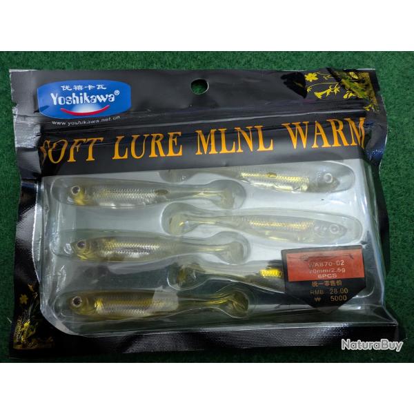 destockage...petit leurres souples shad